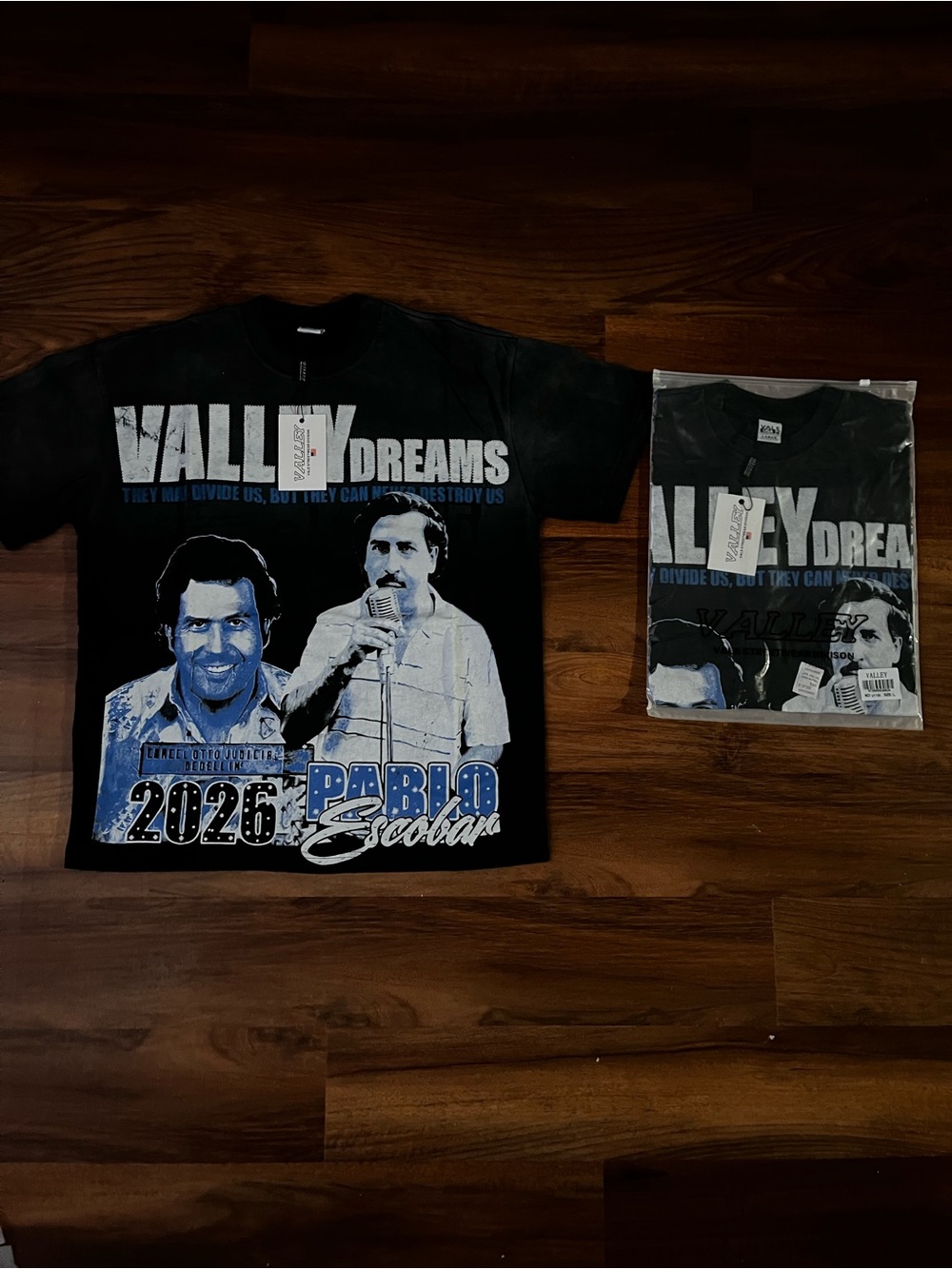 Pablo Escobar Black Graphic Tee - VAlley Dreams
